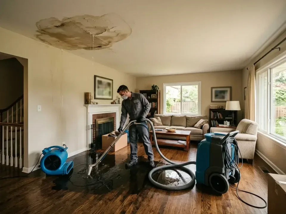 attic-pipe-burst-ceiling-drip-008 — frequently asked questions, Water Damage Restoration & Carpet Care in Inkster, MI